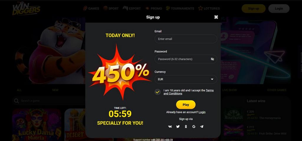 Discover a Globe of Excitement: Win Diggers Casino Gamings
